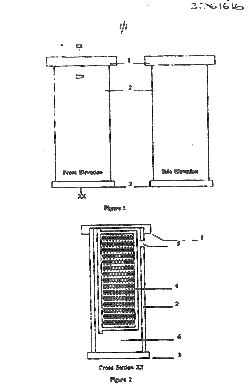 Drawing of the Bee Hive under patent