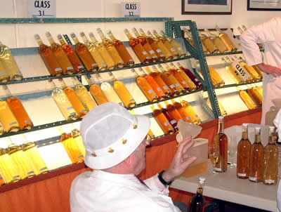 Mead judging National Honey Show 2004